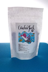 Cracker Jack Honduras szemeskávé teszt csomagolás